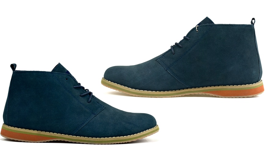 Image 16: Men's Suede Desert Boots