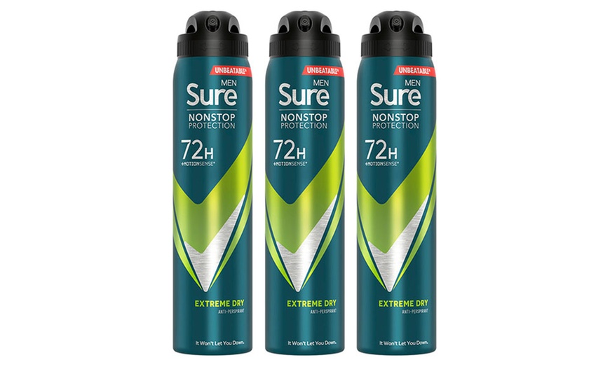 Image 4: Three or Six Sure Men's Antiperspirant Deodorants 250ml