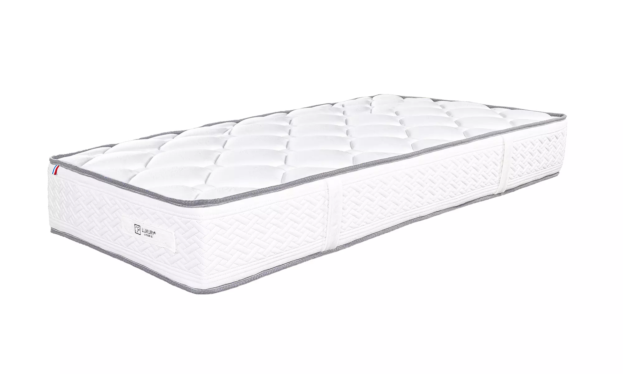 Ensemble matelas Iris mousse ferme 20 cm sommier 13 cm LUXURY LITERIE