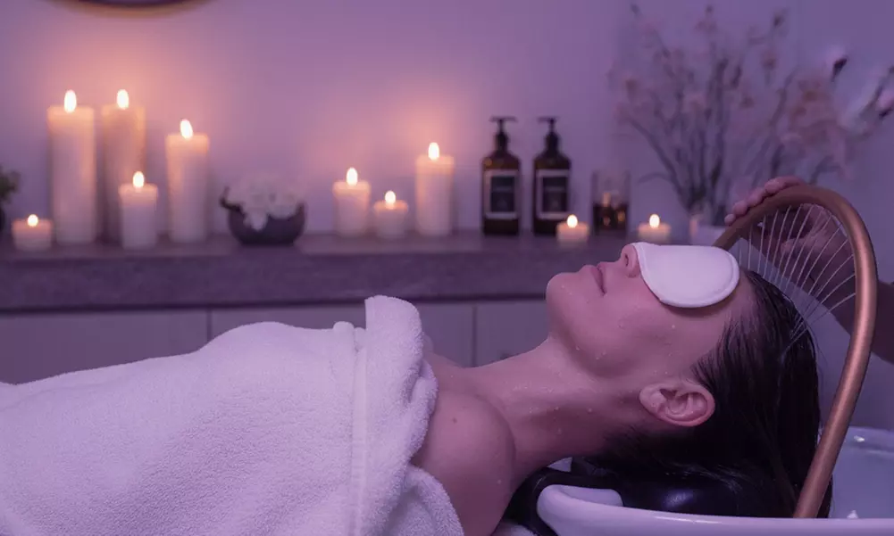 Ritual de spa capilar de 45 o 60 minutos para 1 con aromaterapia, bebida y masaje de manos, ahorra hasta un 54% - Primary Image