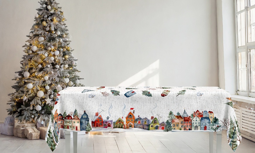 Image 5: Tovaglia natalizia in cotone Vienna