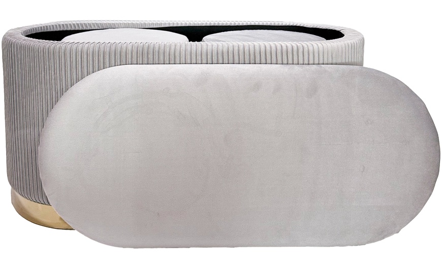 Image 16: Lot de 3 poufs modèle "Pouffi"