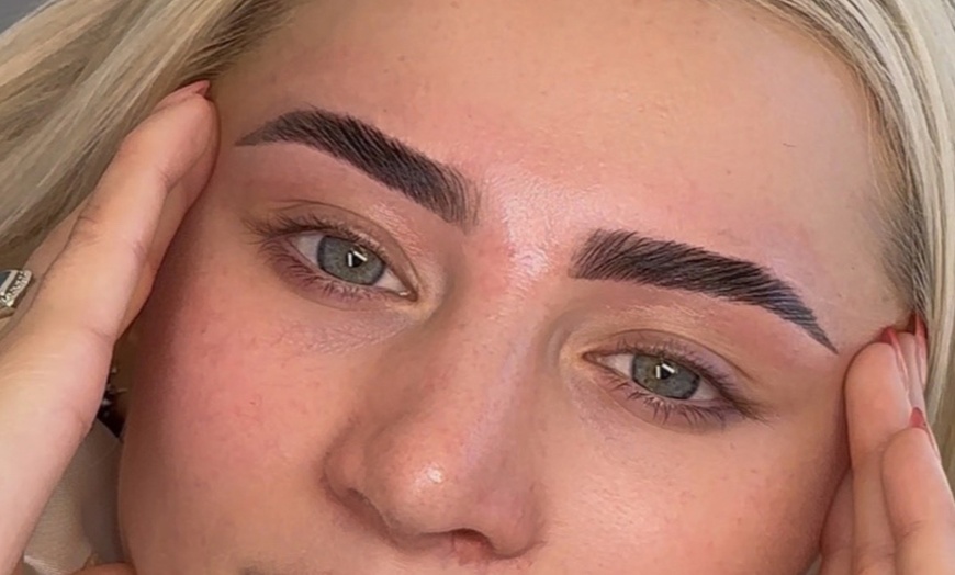 Image 1: Transform Your Look with Expert Brow Waxing and Tint at Carvd Studios 