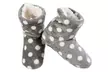 Style Clad Women's Printed Faux Shearling Boot Slippers  - Second Medium