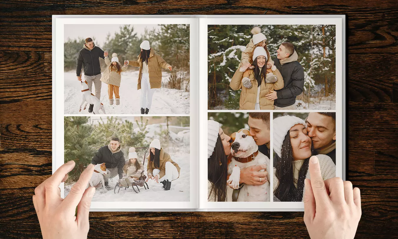 Hardcover-Fotobuch im A4-Format