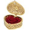 Image 7: Cofanetto a forma di cuore con rosa eterna