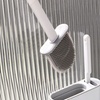 Image 1: One or Two Packs of Wall-Mounted Toilet Cleaning Brush Kits