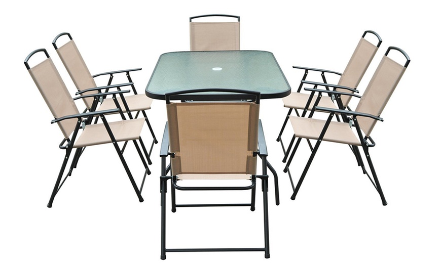 Image 7: Outsunny Outdoor Dining Set