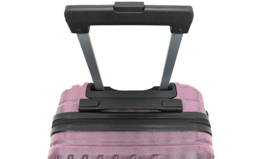 Image 11: 18'' Cabin Suitcase - ABS Hard Shell, Spinner Wheels, Lock