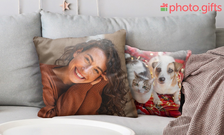 Image 1: Personalisiertes Fotokissen