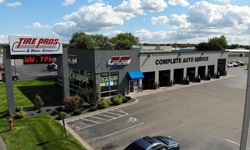 Image 1: Oil Change + Free Tire Rotation at Tire Pros & Wheel Experts
