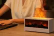 7-Colour Flame Effect Fireplace Humidifier with LED Lights and Remote Control - Image 4