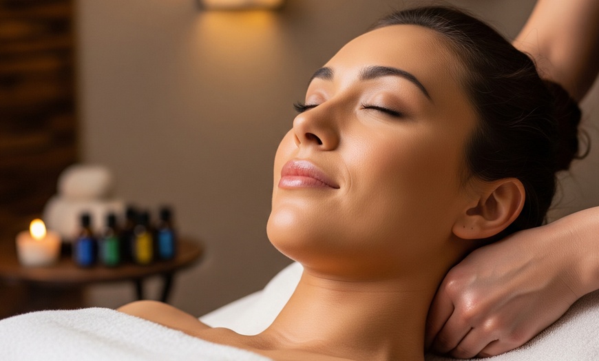 Image 2: 30, 50, or 60-Minutes Massage w/w/o Hot Stone or Facial for One Person
