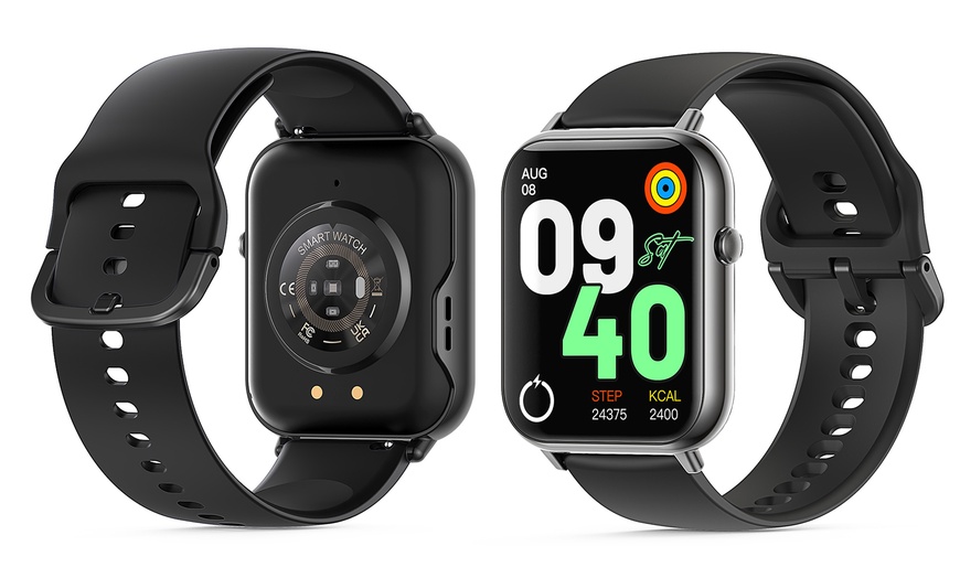 Image 2: Bluetooth Smart Watch 2.1" Touch Screen Heartrate Blood Pressure