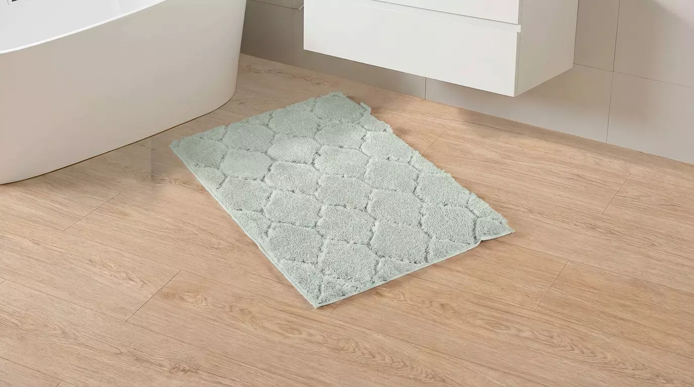 Tappeto bagno morbido con retro antiscivolo