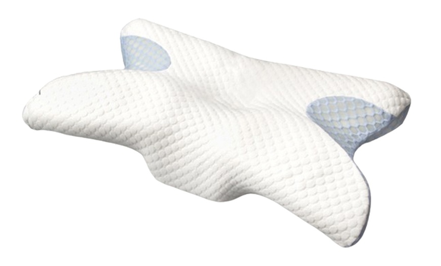 Image 3: Cervical Ergonomic Memory Foam Neck Pillow
