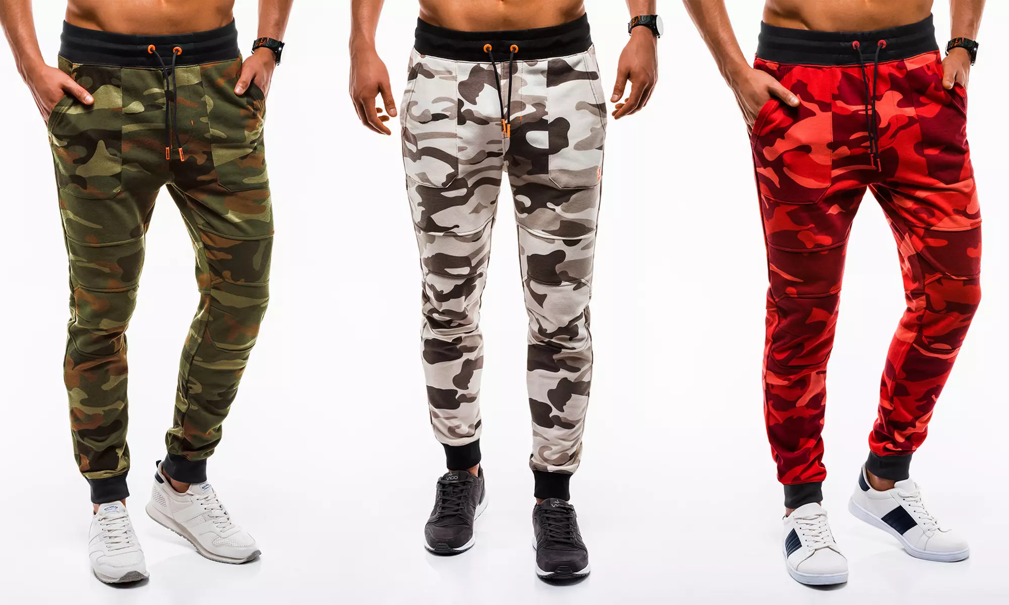 Pantalon de survêtement Cyrus motif camouflage pour homme - Primary Image