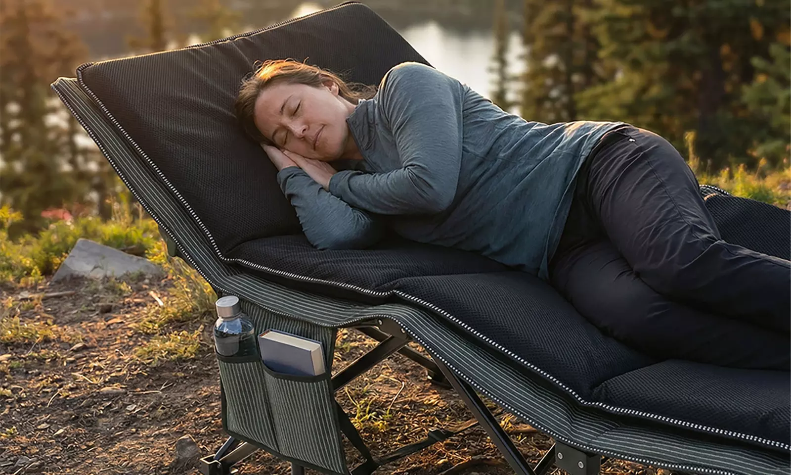 Levede Heavy Duty Portable Folding Camping Bed With Carry Bag