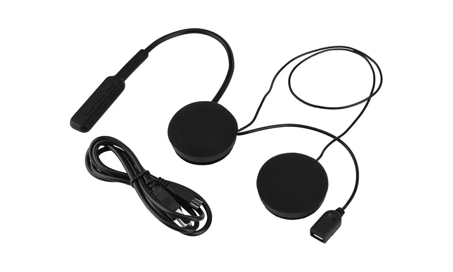 Bluetooth headset met microfoon voor in je helm