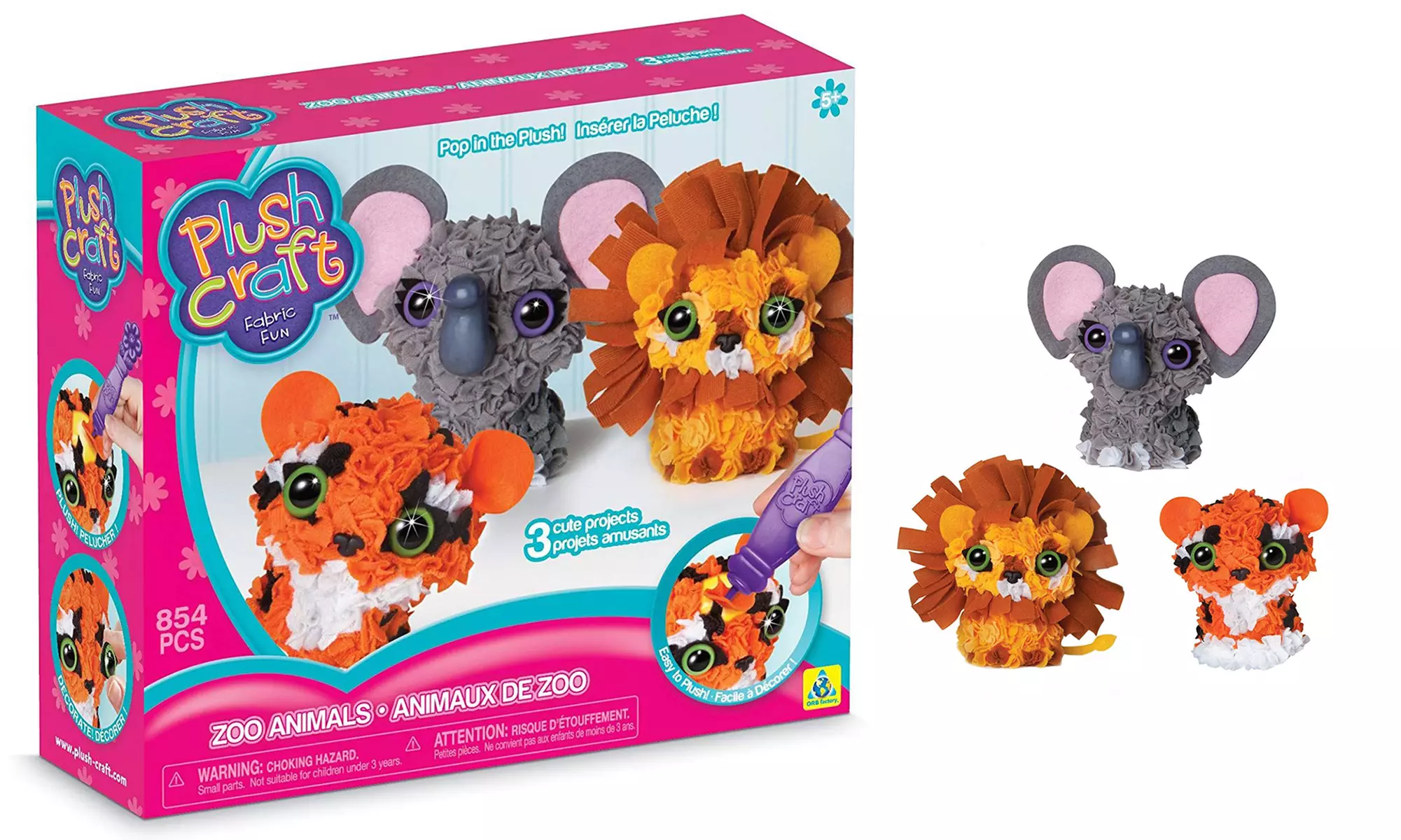 1 kit pour créer des animaux en peluche - Primary Image