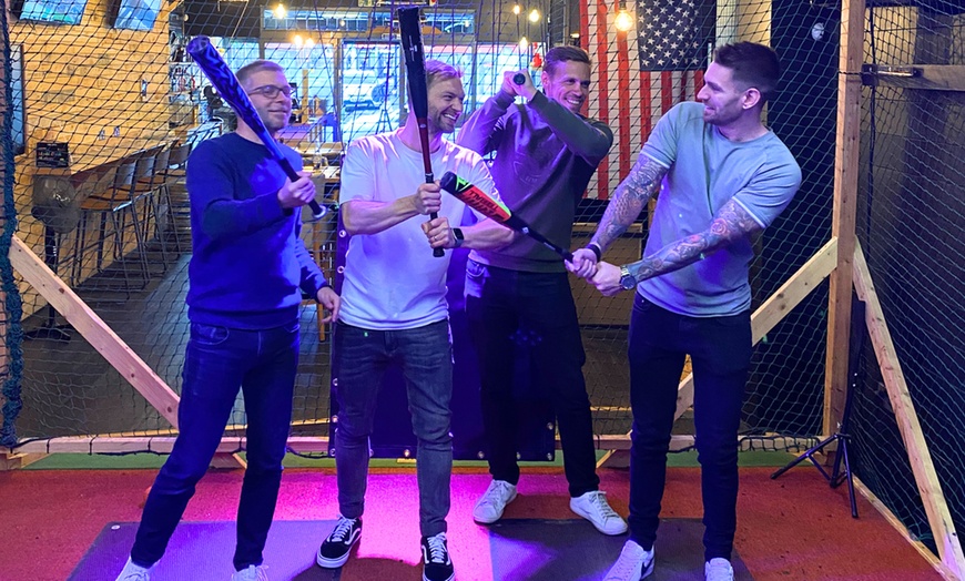 Image 14: Interactive Baseball Experience & 5-in-1 Games Access at 1st Base Bar