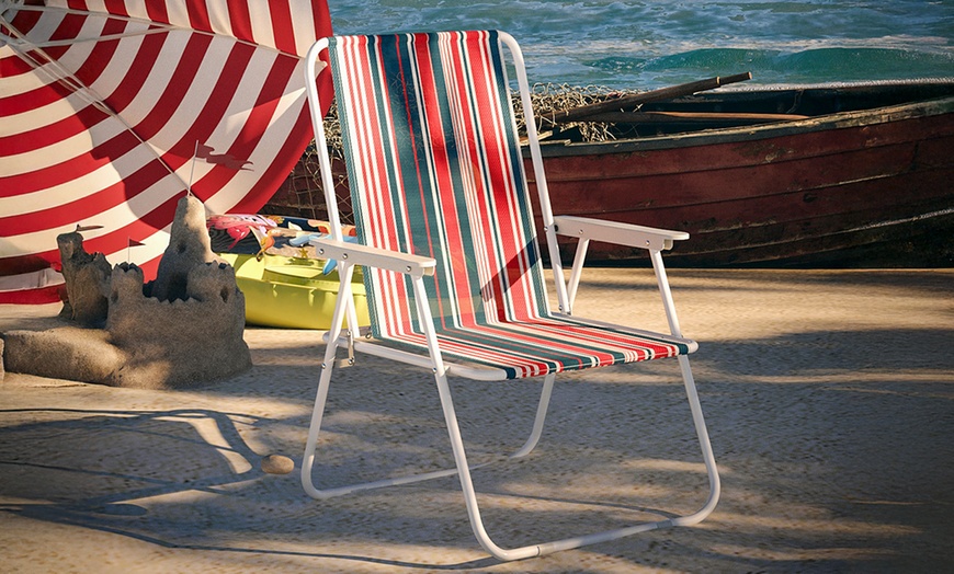 Image 19: Sedia da spiaggia pieghevole Flamingo