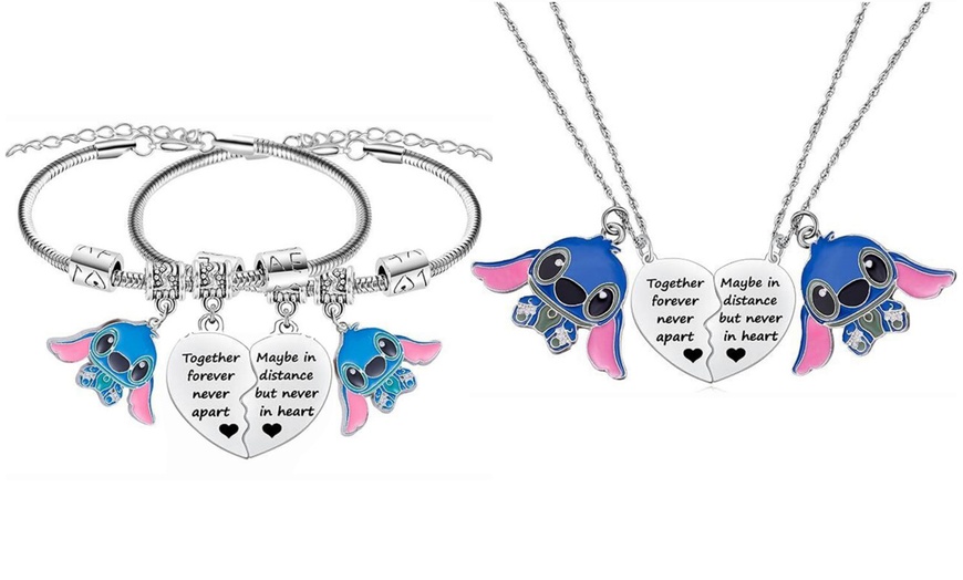 Image 11: Stitch-Inspired Friendship Necklaces and Bracelets