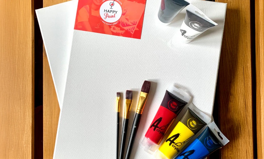 Image 4: Atelier de peinture en ligne : créativité guidée avec Happy Paint