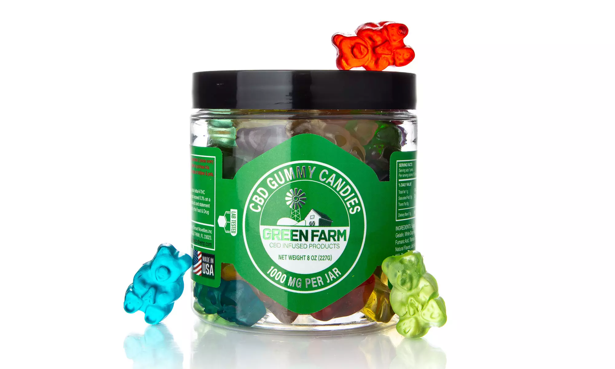 Green Farm Tasty Gummies for Sleep and Anxiety from Green Farm (500MG-5000MG)