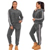 Image 7: Soft Touch Velour Hooded Loungewear Suit