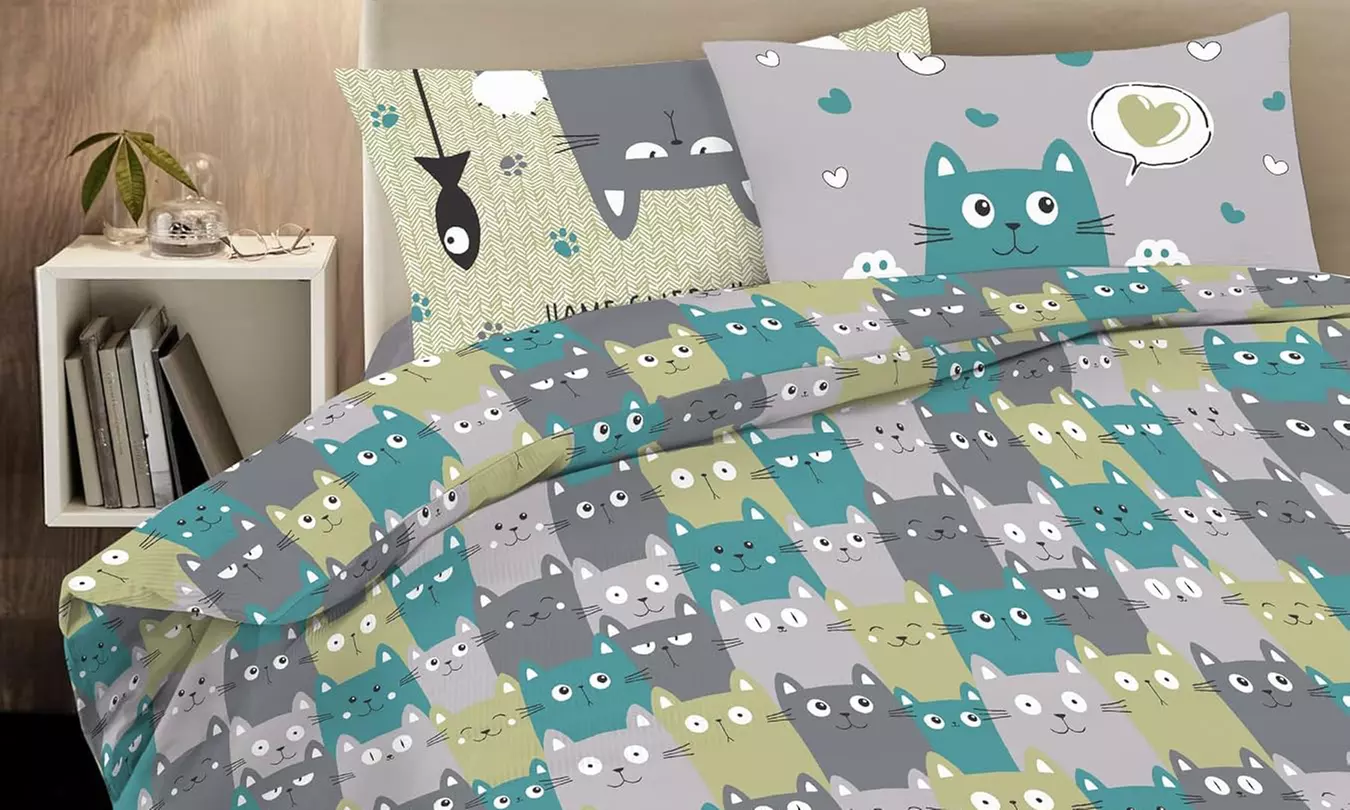 Copripiumino 100% cotone Made in Italy