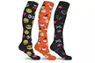 Fun and Expressive Compression Socks (3 Pairs) - Second Medium