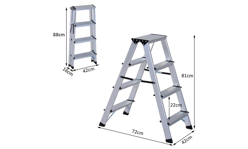 Image 6: HomCom Stepladder Selection