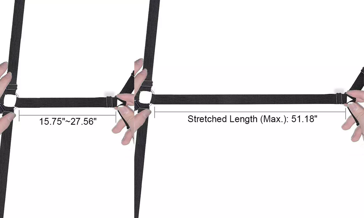 Bed Suspender Straps Mattress Fastener 6 Sides Holder Grippers Sheet Clips