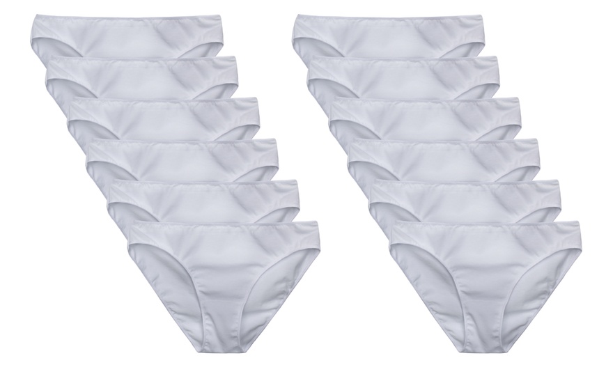 Image 6: Lot de 6 ou 12 culottes slip ou midi taille haute Coconuda