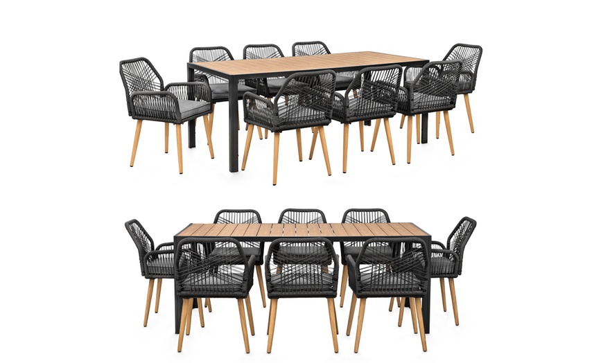 Image 12: Set da pranzo da giardino per 6 o 8 persone con tavolo Swing&Harmonie