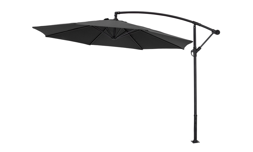 Image 26: Outdoor 3M Large Cantilever Parasol