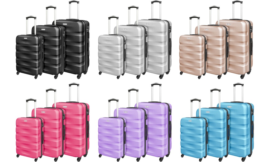 Image 2: Set da 3 valigie da viaggio in abs