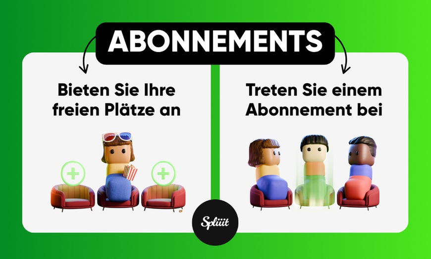 Image 3: 5 € geschenkt beim Abschluss eines digitalen Abonnements mit Spliiit