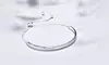 Italian Sterling Silver Adjustable Slider Bangle Bracelet