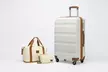Monaco Hardshell Luggage with Travel Accessories Set - Durable ABS Suitcases with TSA Locks - Second Medium