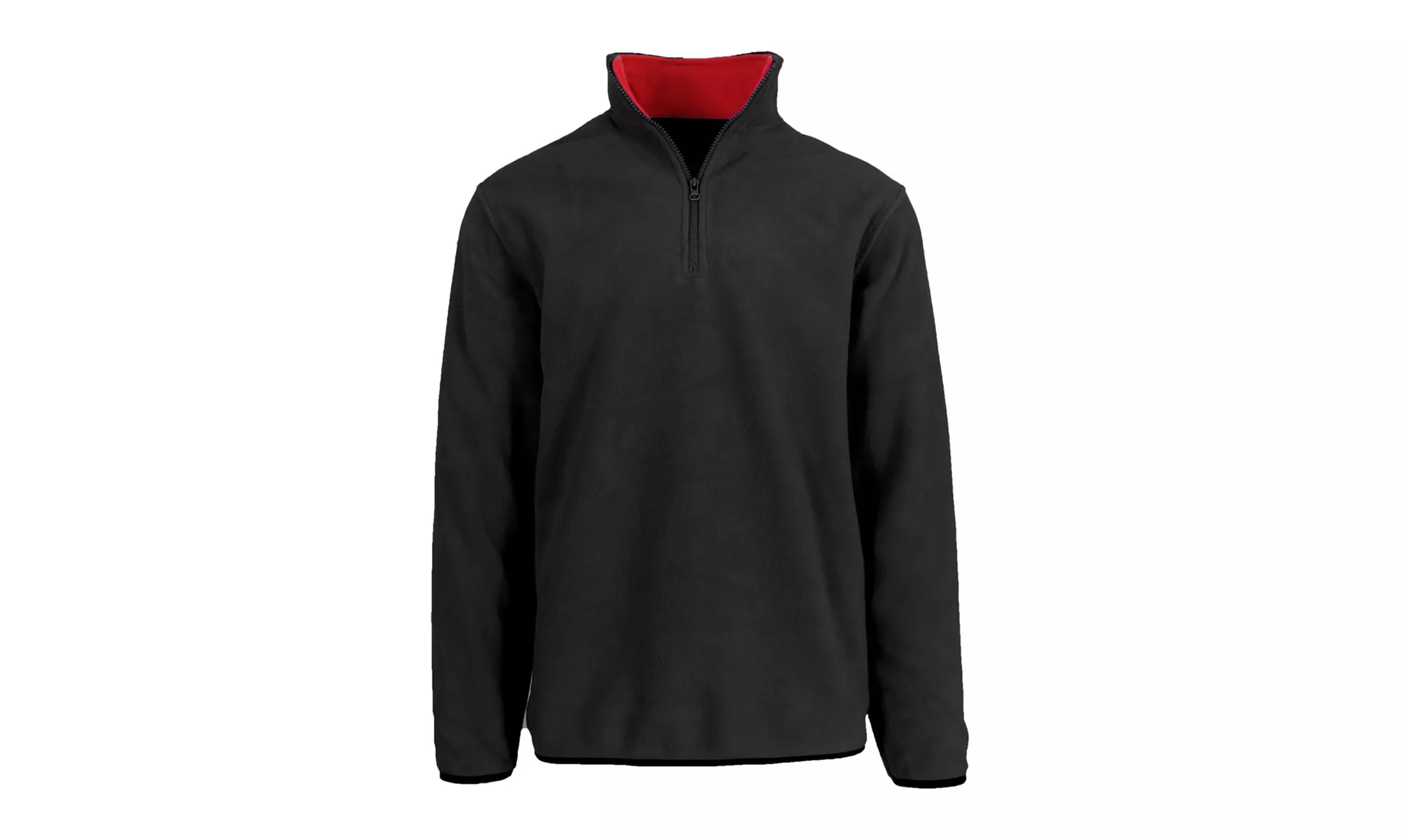 Men's Polar Fleece Pullover Quarter Zip Sweater (Sizes, S-XL)