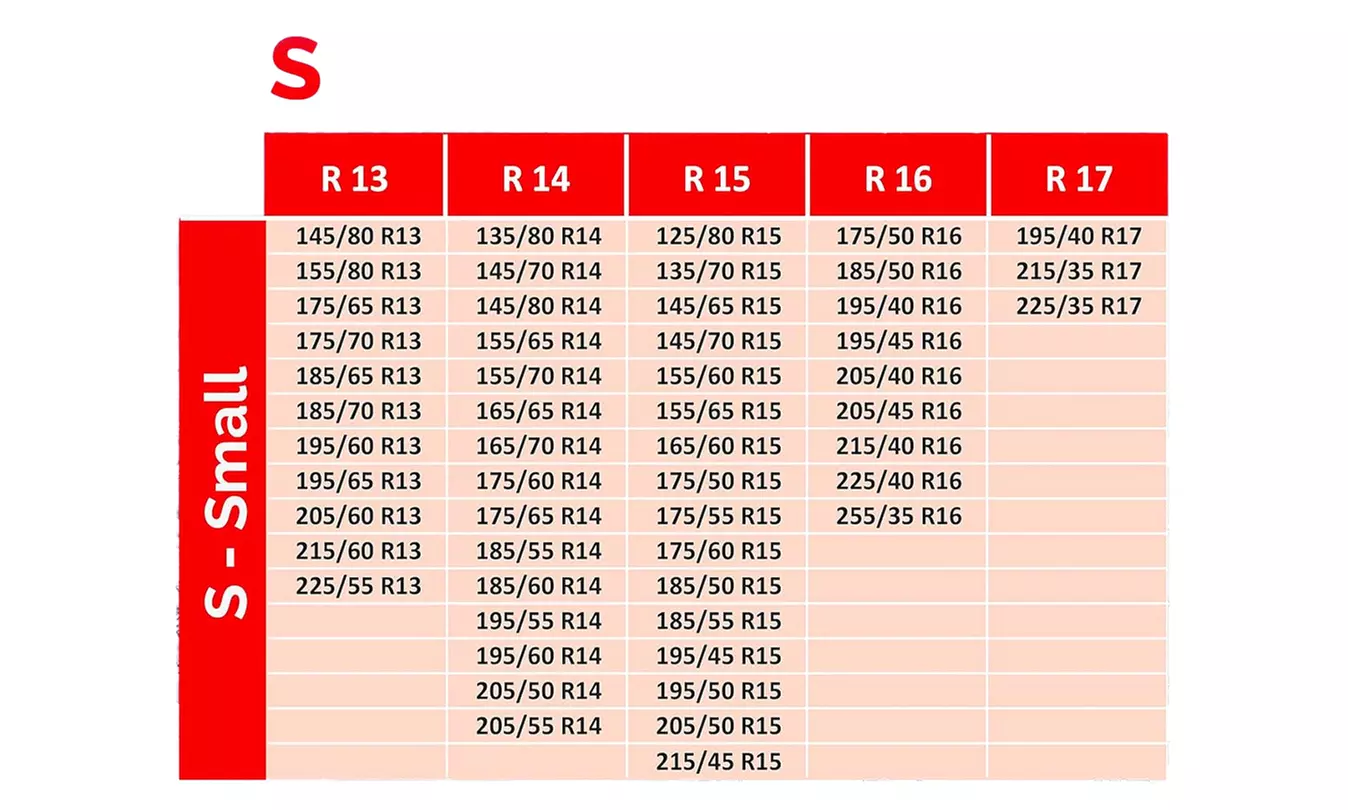 Set di 2 catene da neve in tessuto