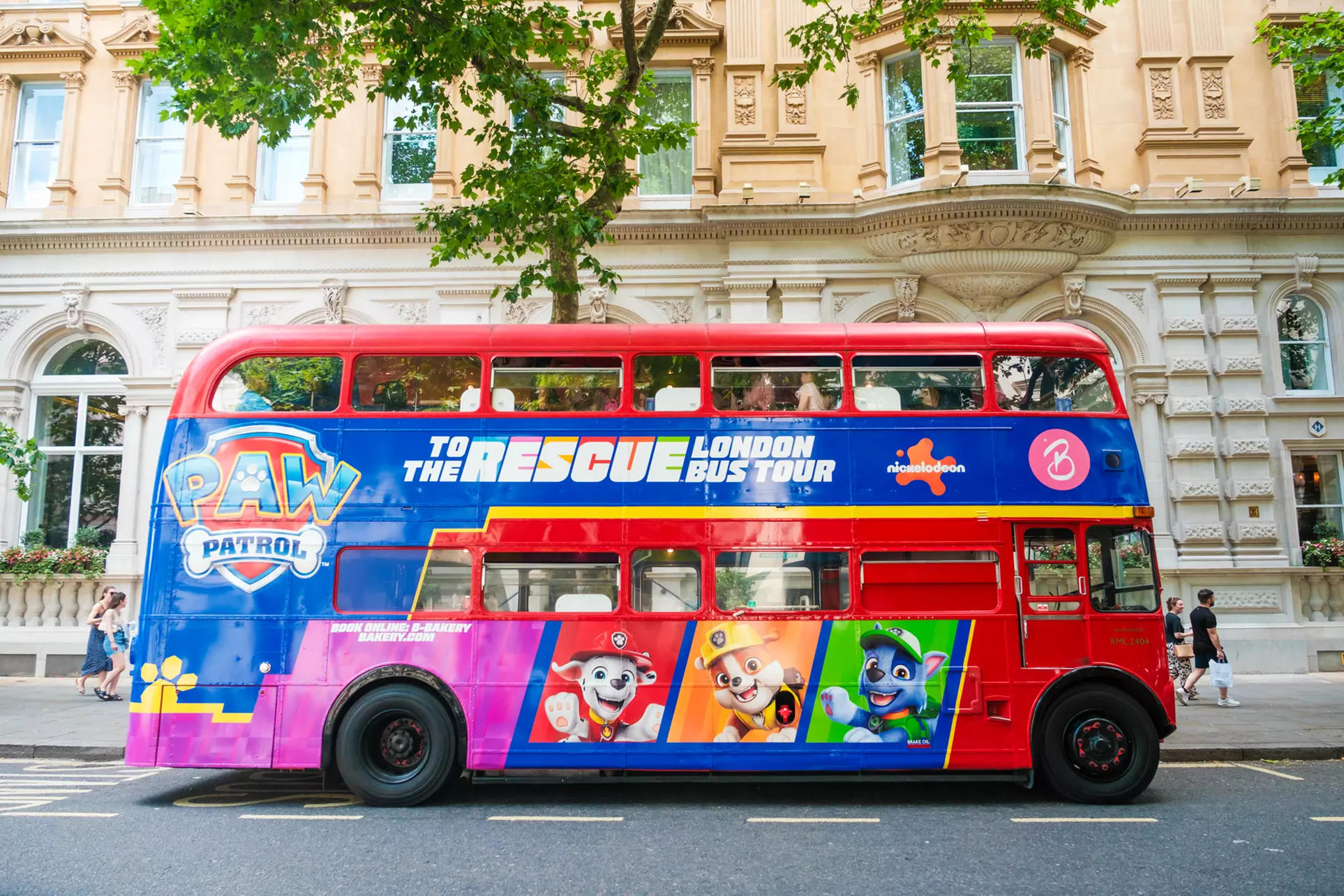 Brigit’s Afternoon Tea: PAW Patrol London Bus Tour for Two or Four