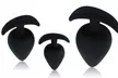 3Pcs Flexible Silicone Anal Plug Starter Kit - Second Medium