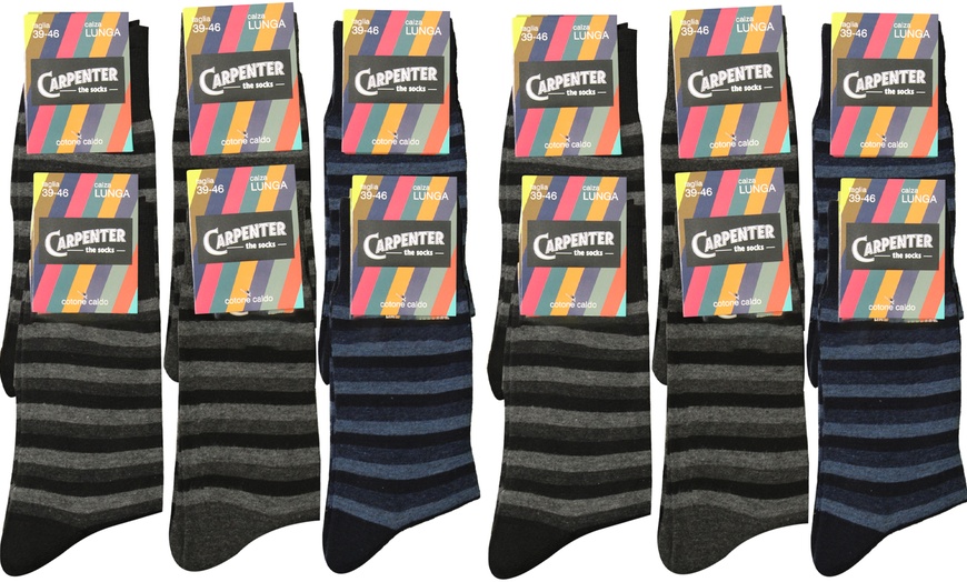 Image 32: Carpenter 6er- oder 12-Pack kurze oder lange Herren-Socken