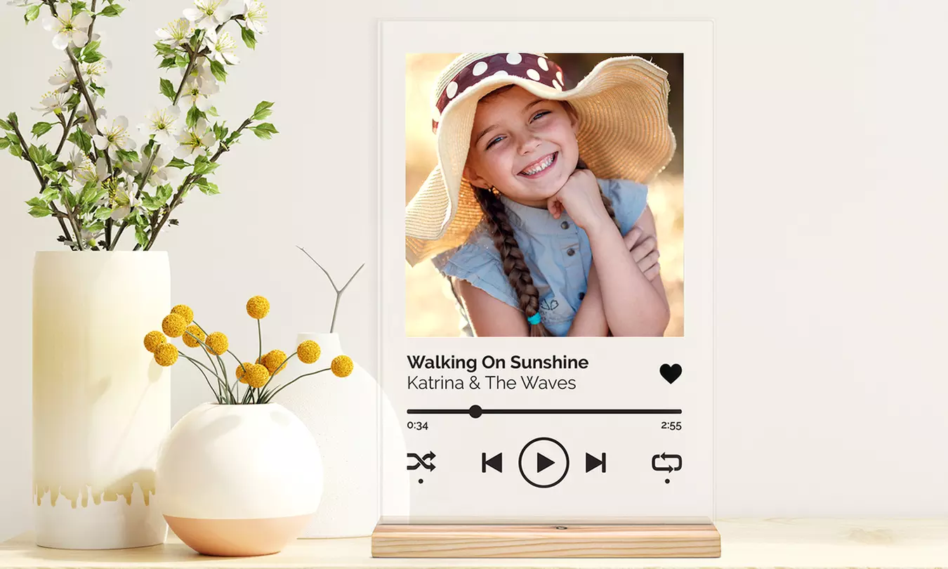 Gepersonaliseerde muziekplaat