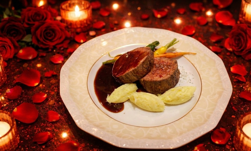 Image 4: Celebrate Love with an 5-Course Italian Dinner with Roses & Gifts