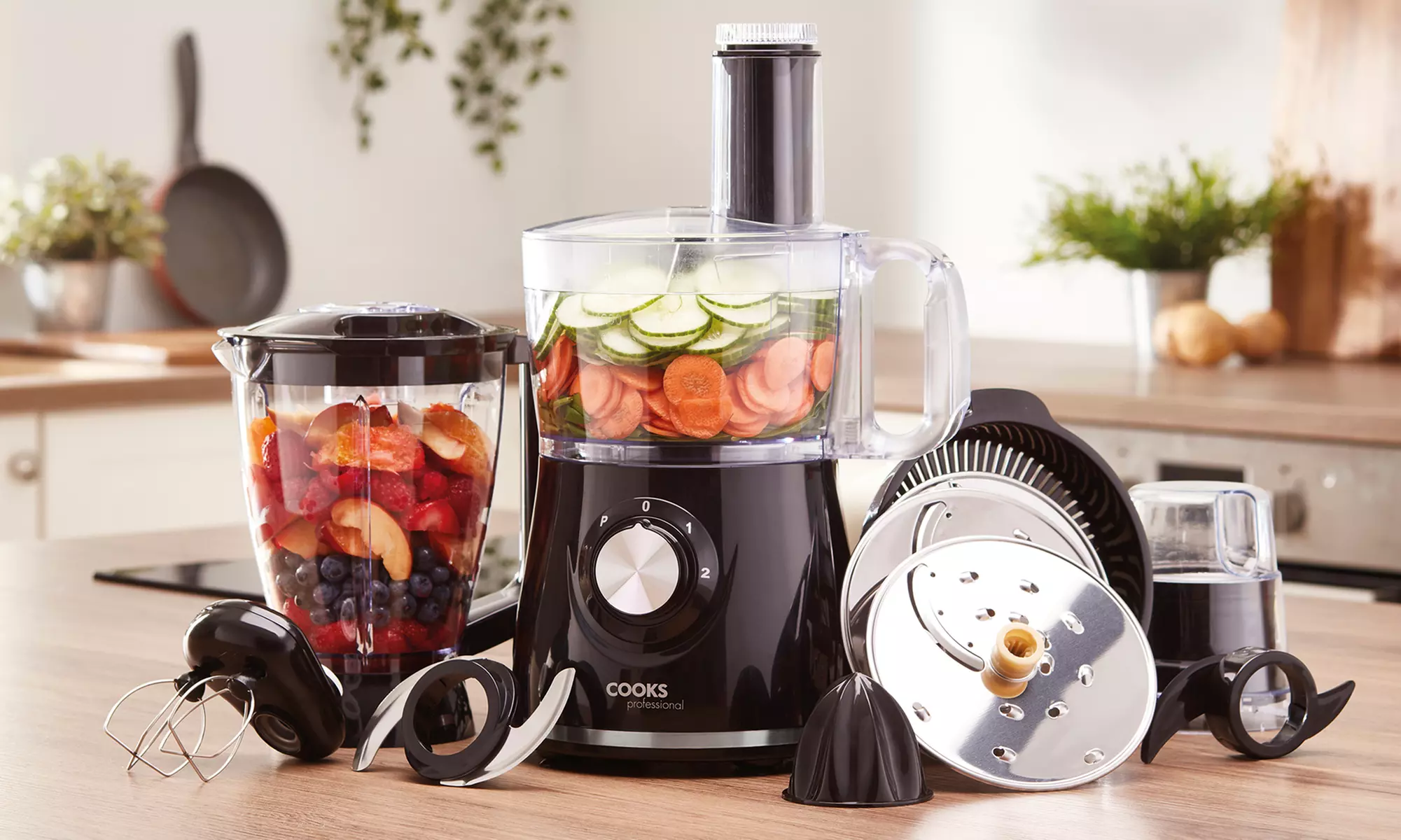 Multifunctional Food Processor with Accessories - Primary Image