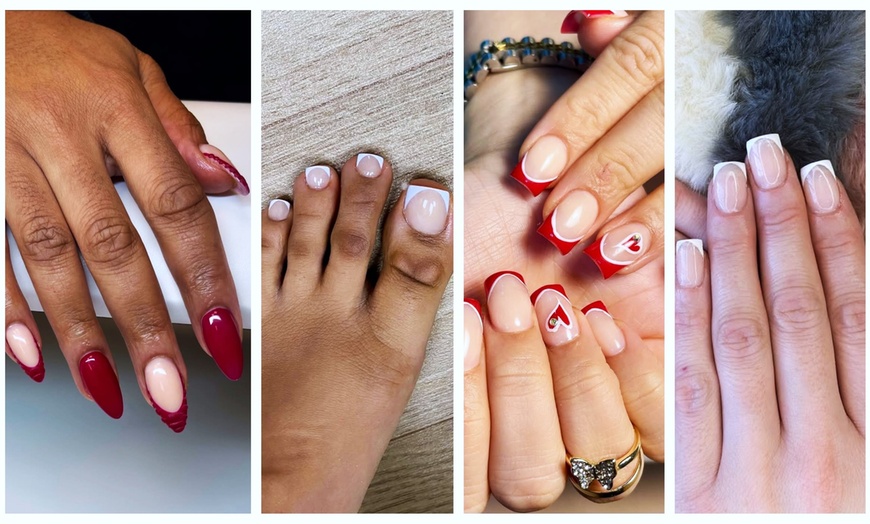 Image 1: Up to 60% Off on Nail Spa/Salon - Mani-Pedi at Sharainesbeauty